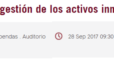 Jornada «La innovación en la gestión de los activos inmobiliarios»