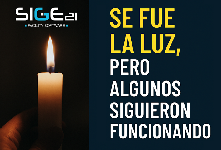 Se fue la luz, pero algunos siguieron funcionando